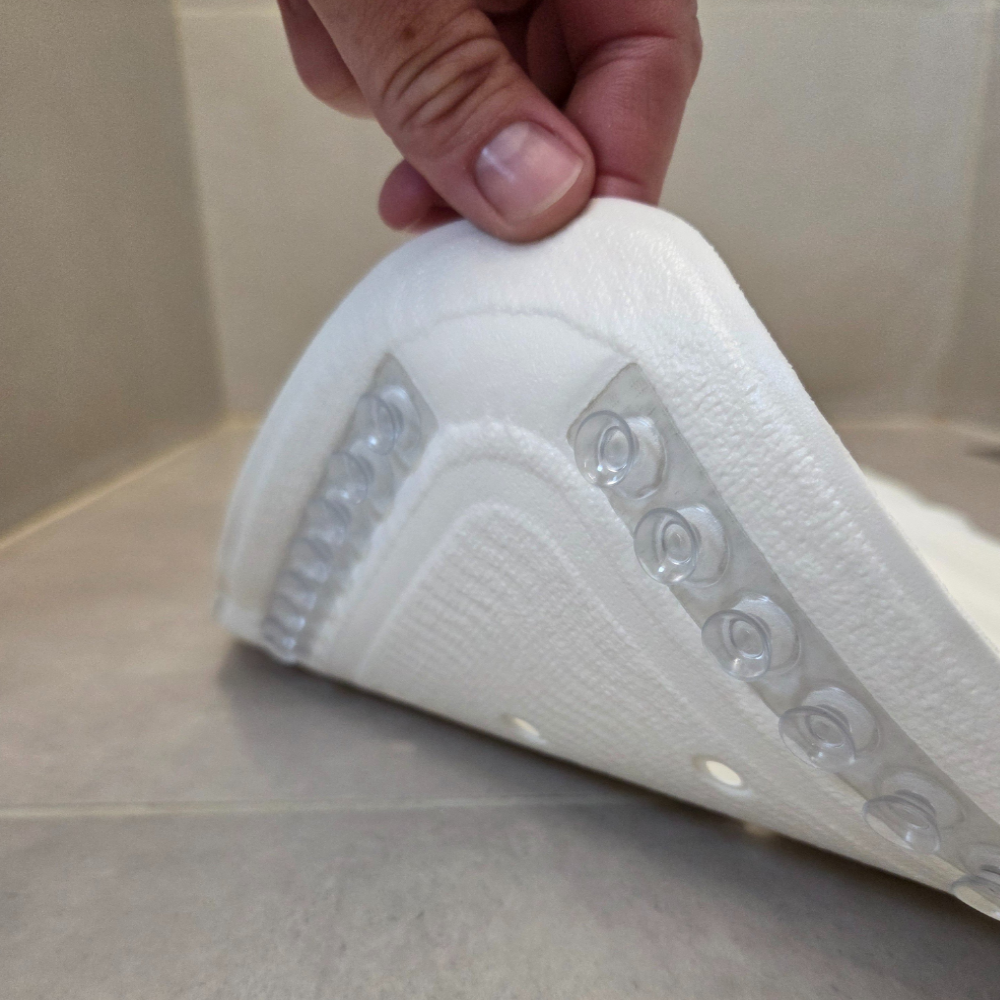 Bademåtte med sugekopper fra Seniorland