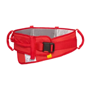 Flexbelt.Bæltet, som bruges til stå-op-forflytninger.