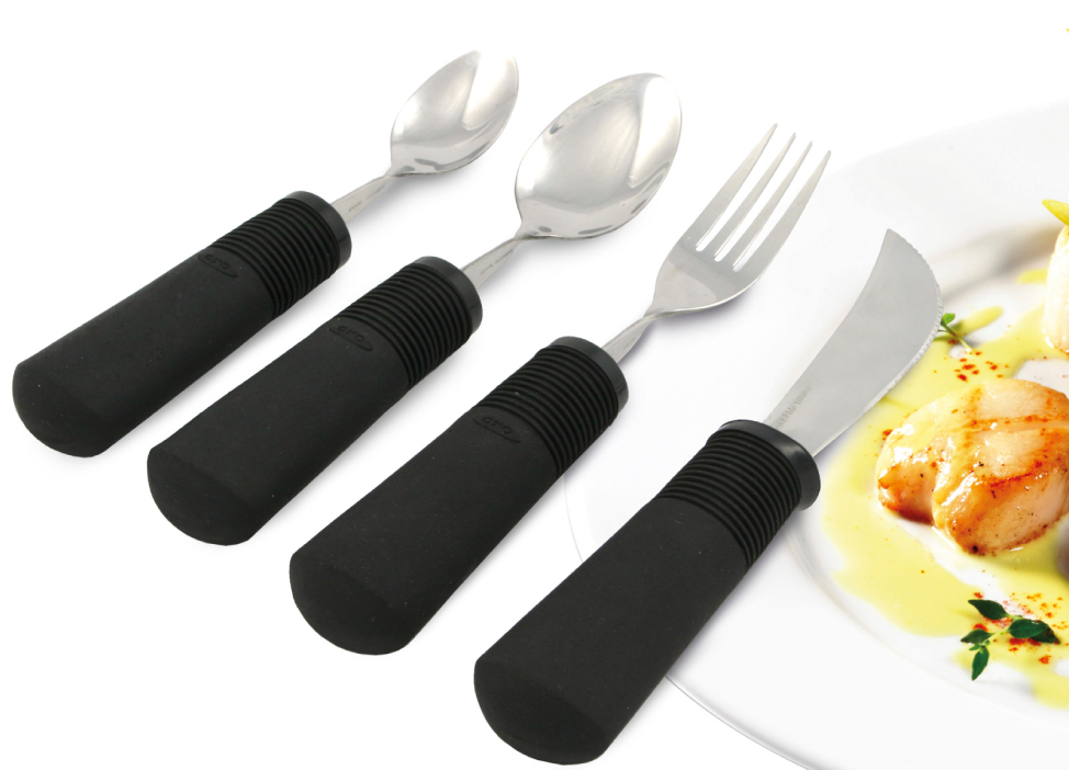 Big-Grip (Good Grips) spiseske med non-slip håndtag – vinkelbar