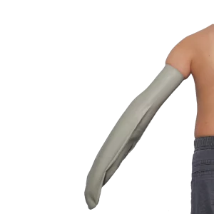 Vendex cover - sikker og vandtæt løsning til børn og voksne med arm i gips eller bandage.